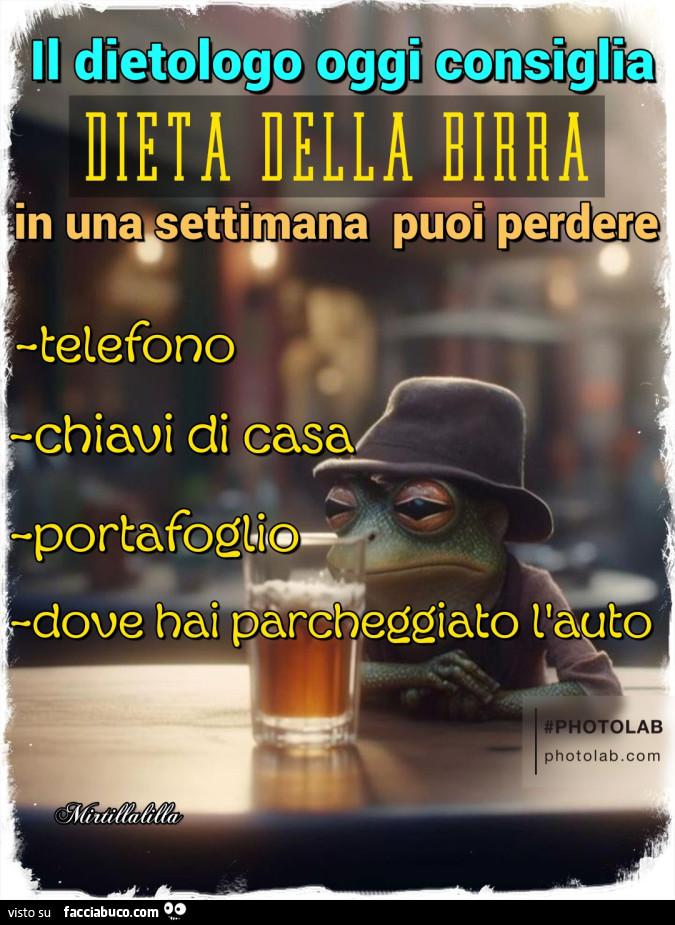 Dieta della birra