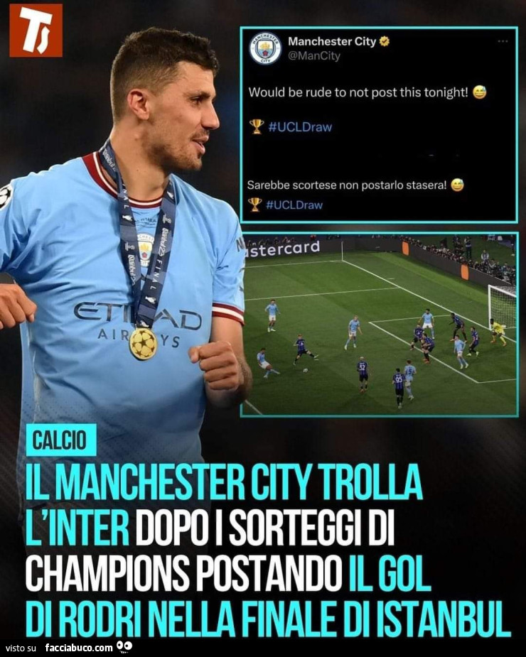 M City trolla Inter