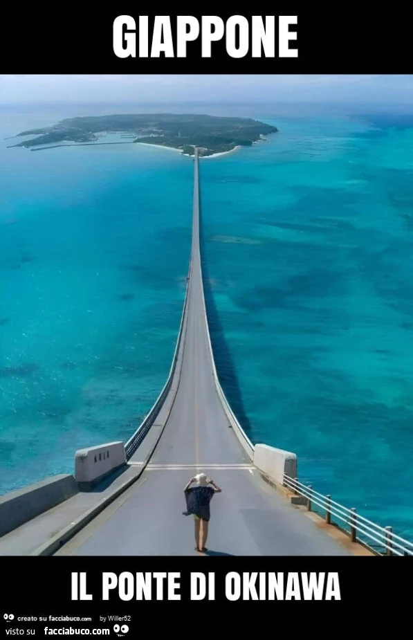 Giappone il ponte di okinawa
