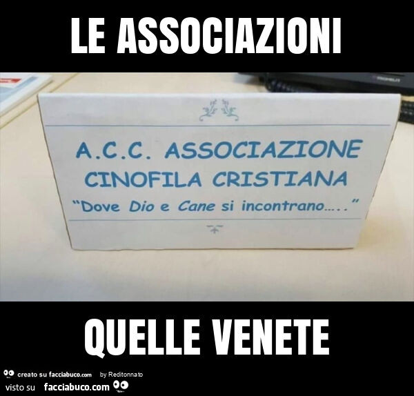 Le associazioni quelle venete