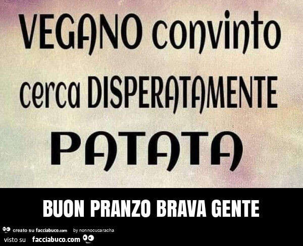 Buon pranzo brava gente