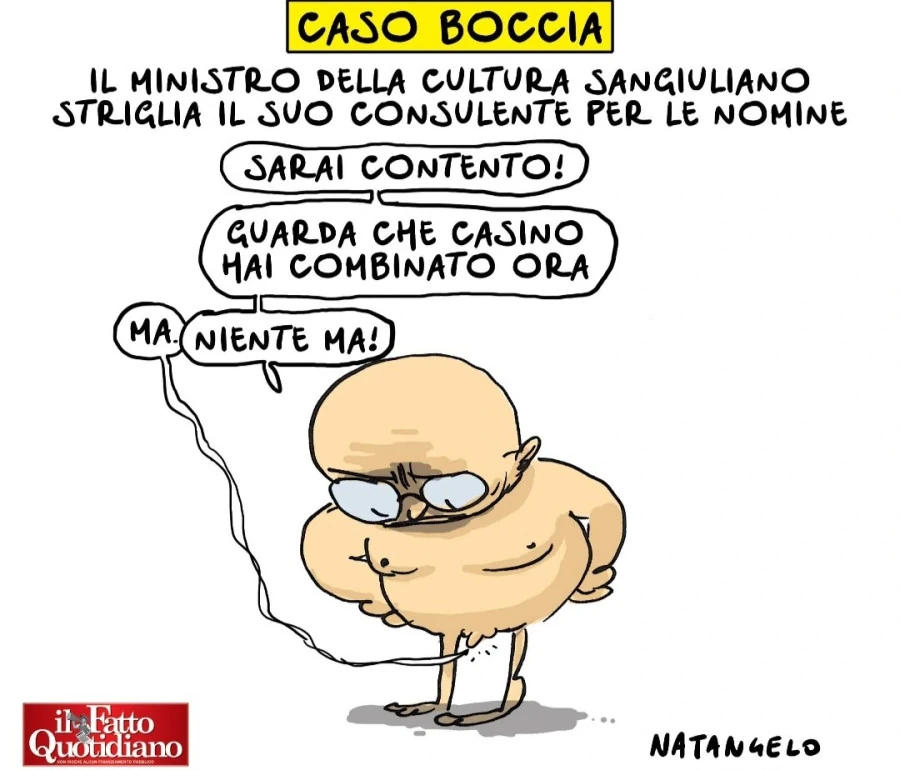 Caso Boccia il ministro della cultura Sangiuliano striglia il suo consulente per le nomine! Sarai contento
