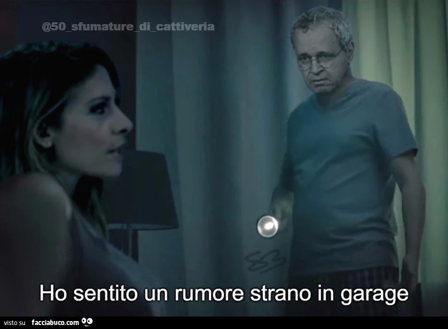 Ho sentito un rumore strano in garage