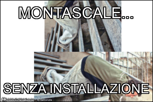 Montascale… senza installazione