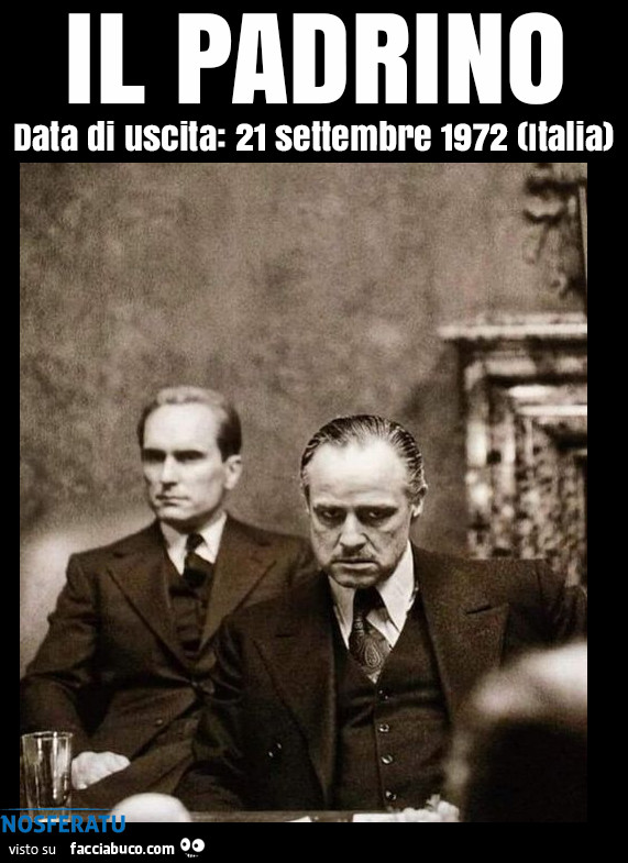 Sono passati esattamente 52 anni da quando in Italia usciva "Il padrino", uno dei massimi capolavori di tutta la storia del cinema