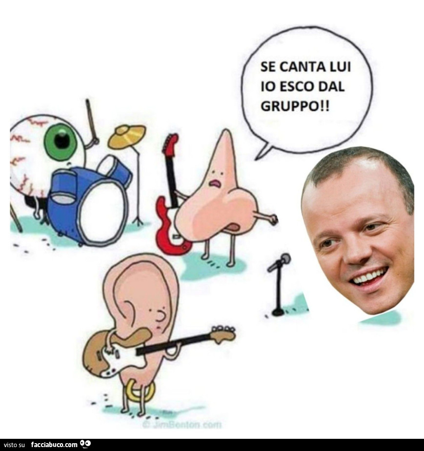 Se canta lui io esco dal gruppo