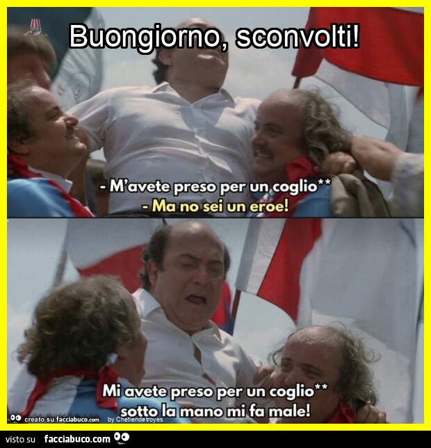 Buongiorno, sconvolti