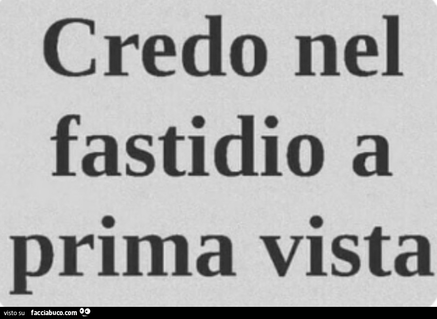 Fastidio