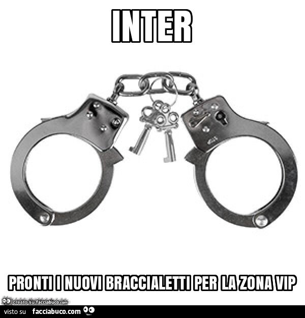 Inter pronti i nuovi braccialetti per la zona vip