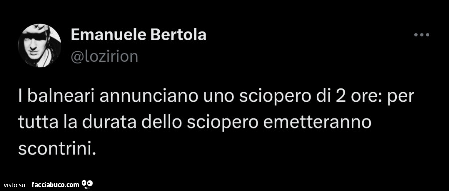 I balneari annunciano uno sciopero di 2 ore: per tutta la durata dello sciopero emetteranno scontrini