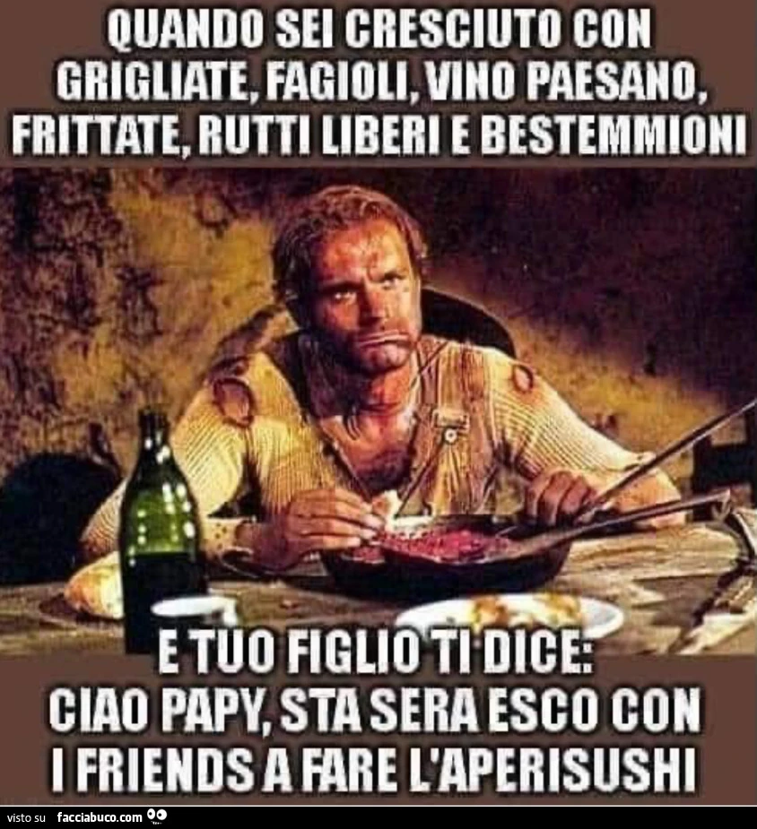 Generazione di corrotti: stasera Pa' esco con i friends a fare l'aperisushi