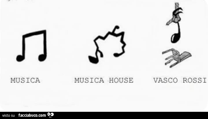 Musica. Musica house. Vasco Rossi