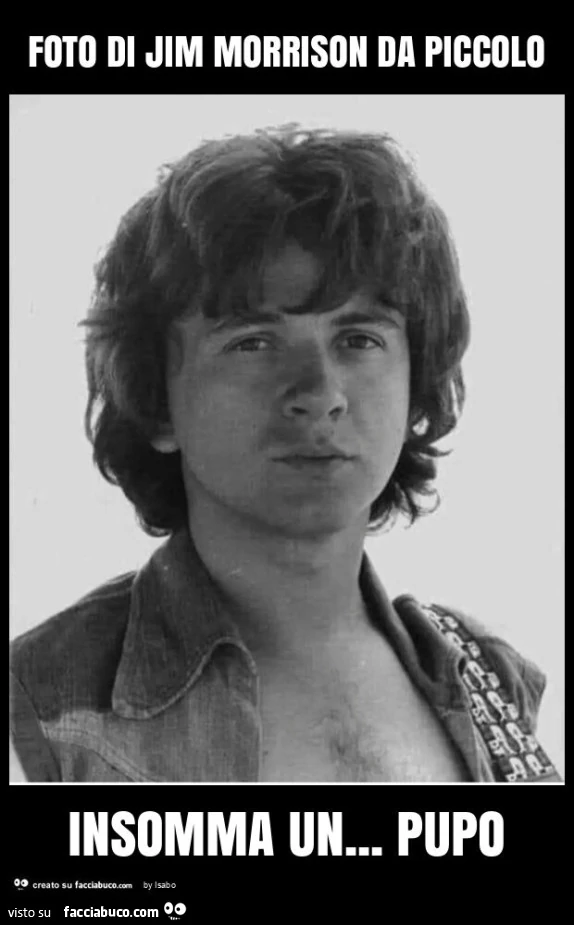 Foto di jim morrison da piccolo insomma un&hellip; pupo