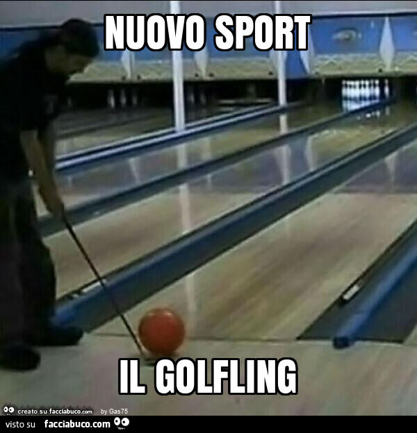 Nuovo sport il golfling