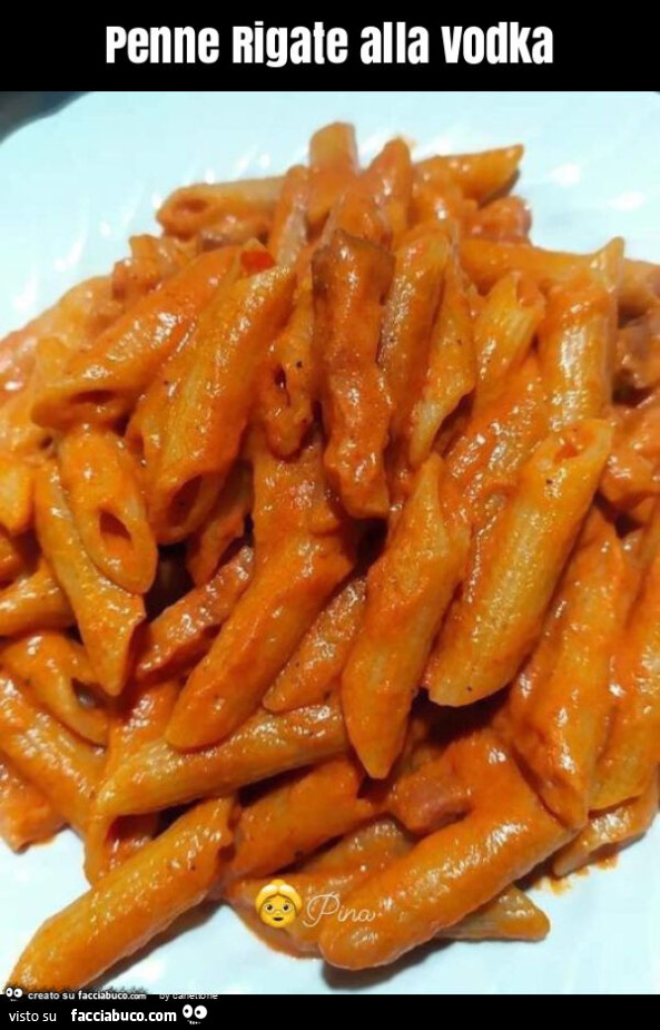 Penne rigate alla vodka