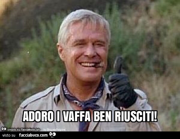 Adoro i vaffa ben riusciti