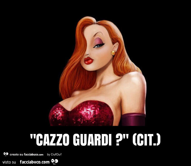 Cazzo guardi?