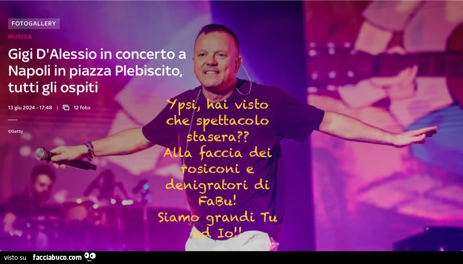 Ypsi, davvero un bellissimo concerto in mondo visione da Rai1 e Gigi ha pensato a Te