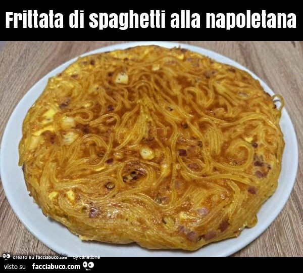 Frittata di spaghetti alla napoletana