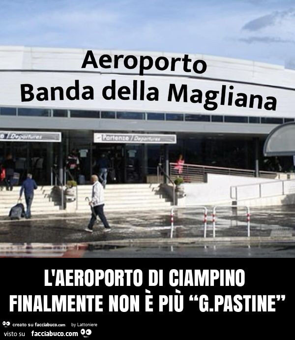 L'aeroporto di ciampino finalmente non è più “g. Pastine”