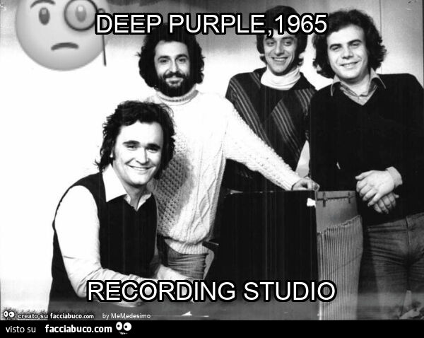 Deep purple, 1965 recording studio