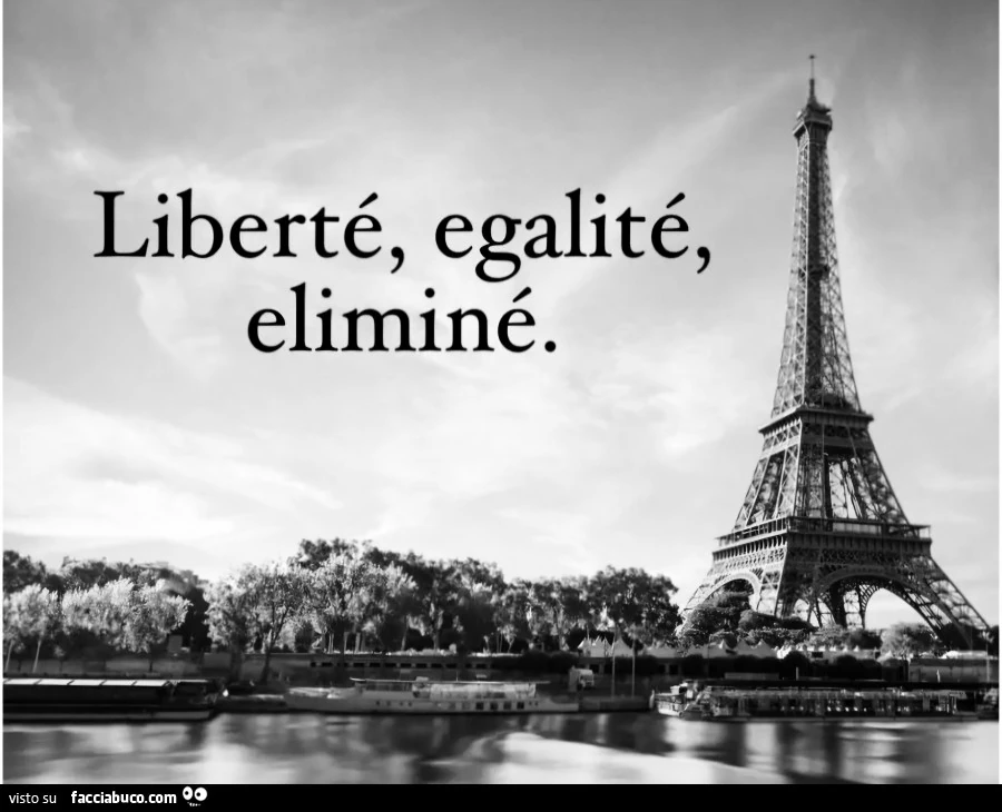 Libertè egalitè eliminè europei calcio