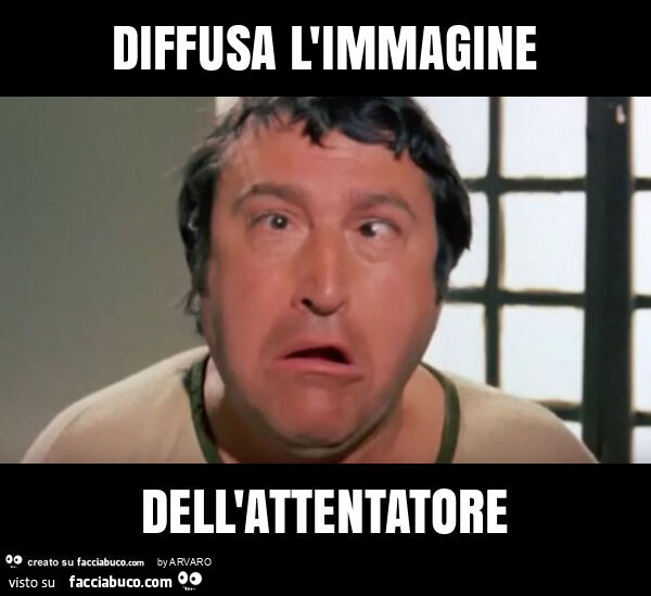 Diffusa l'immagine dell'attentatore