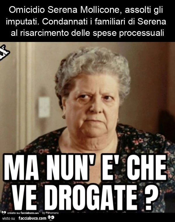 Omicidio serena mollicone, assolti gli imputati. Condannati i familiari di serena al risarcimento delle spese processuali