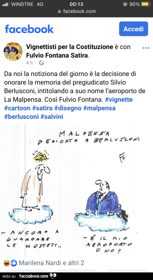 Malpensa dedicata a Berlusconi. Ancora a guardare le hostess?