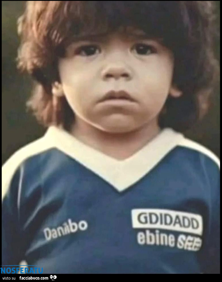 Il giovane Diego Armando Maradona