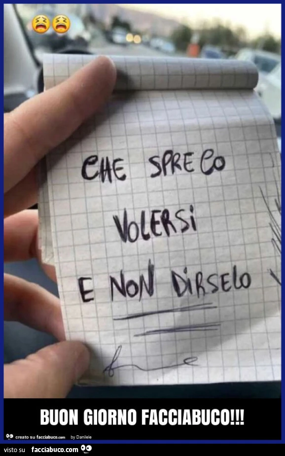 Buon giorno facciabuco