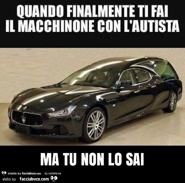 Ma tu non lo sai