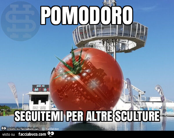 Pomodoro seguitemi per altre sculture