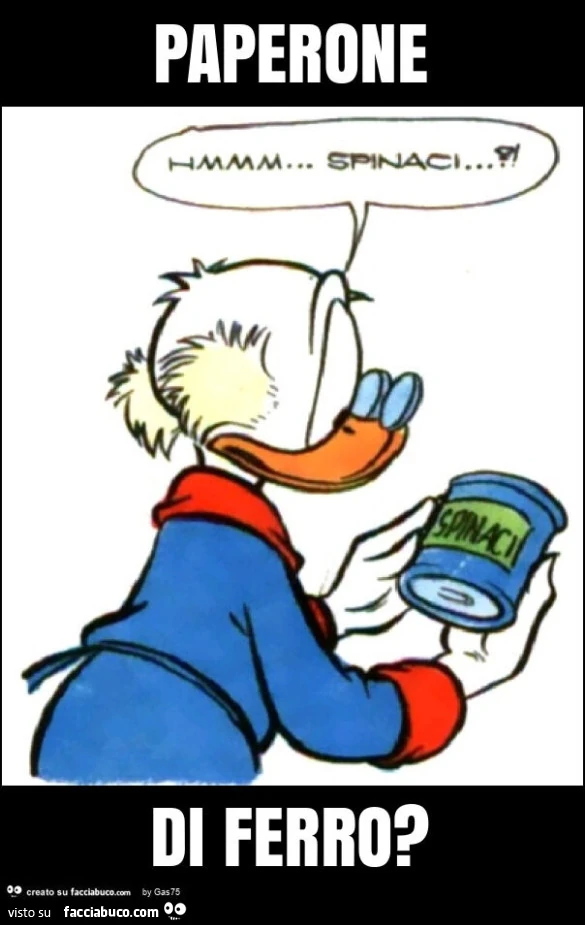 Paperone di ferro?