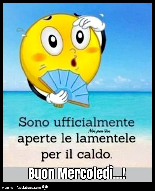 Buon mercoledì