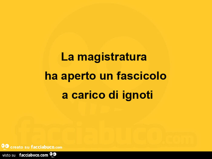 La magistratura ha aperto un fascicolo a carico di ignoti