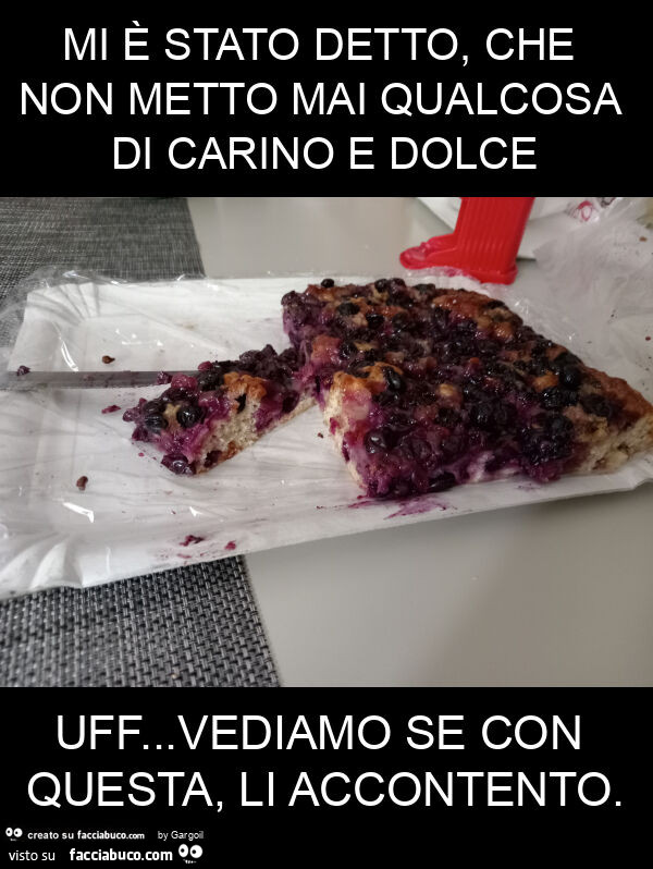 Mi è stato detto, che non metto mai qualcosa di carino e dolce uff… vediamo se con questa, li accontento