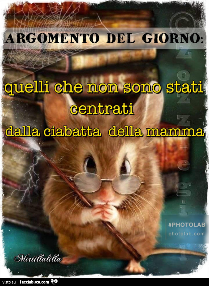 Argomento del giorno