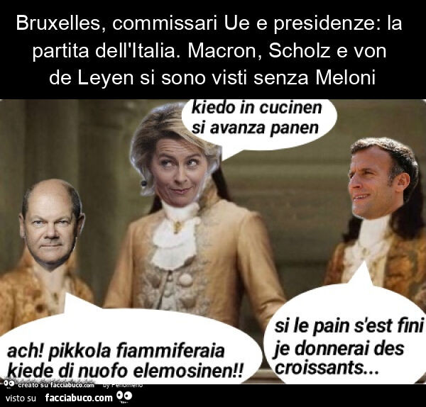 Bruxelles, commissari ue e presidenze: la partita dell'italia. Macron, scholz e von de leyen si sono visti senza meloni