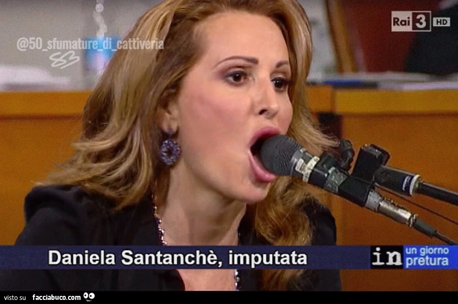 Daniela Santanchè un giorno in pretura