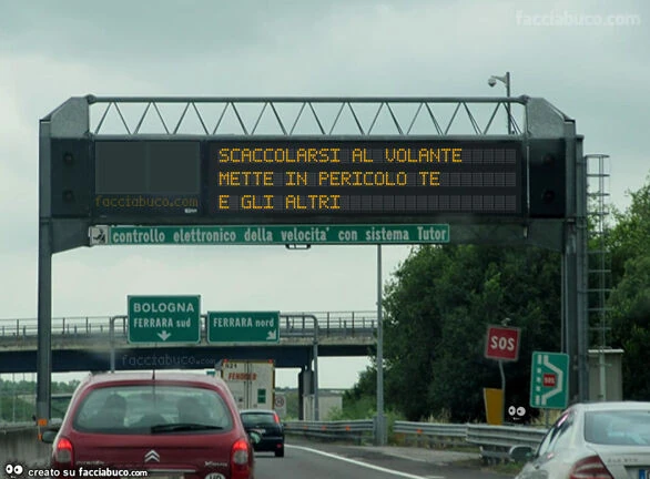 Scaccolarsi al volante mette in pericolo te e gli altri