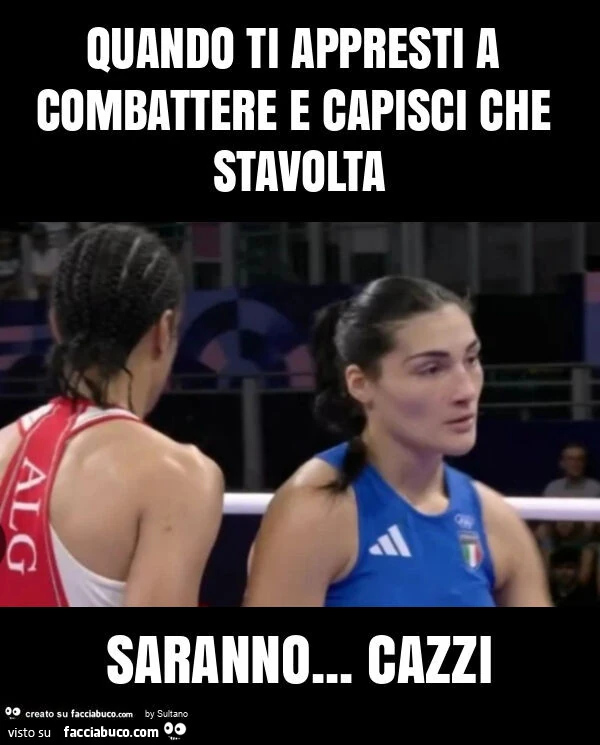 Quando ti appresti a combattere e capisci che stavolta saranno&hellip; cazzi