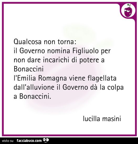 Qualcosa non torna: il governo nomina figliuolo per non dare incarichi di potere a bonaccini