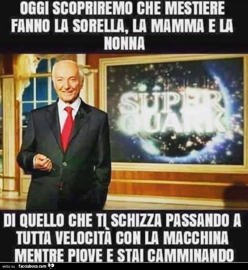 Mestiere più longevo del mondo e figli ignoti, prodotti tipici che si palesano sotto la pioggia