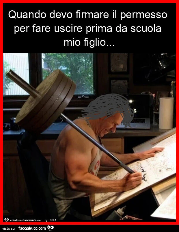 Quando devo firmare il permesso per fare uscire prima da scuola mio figlio