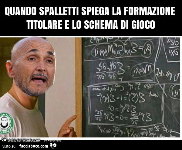 Quando spalletti spiega la formazione titolare e lo schema di gioco