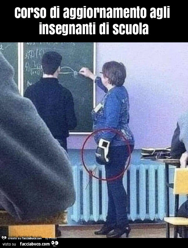 Corso di aggiornamento agli insegnanti di scuola