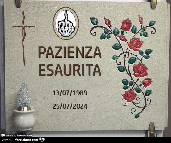 Pazienza esaurita