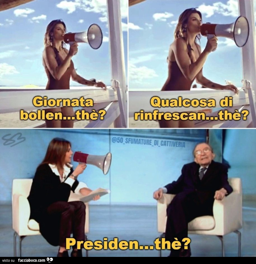 Presiden… thè?