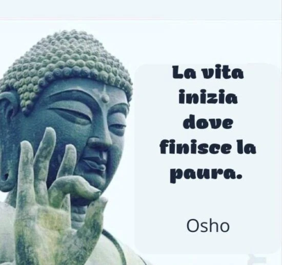 La vita inizia dove finisce la paura